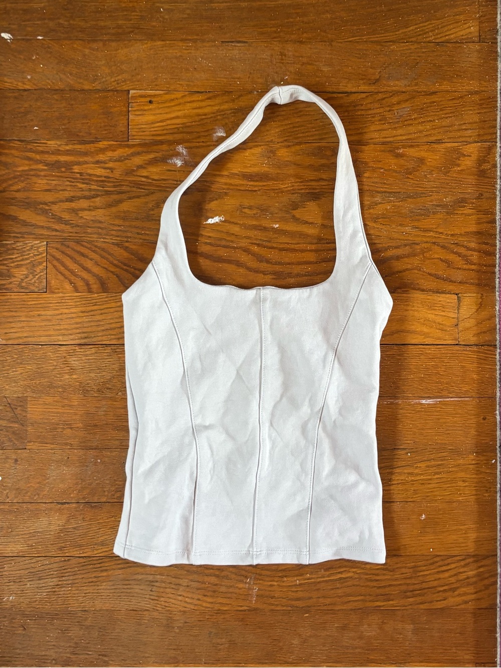 Zara powder blue halter top